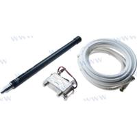 GLORA304TVBK - ALYA+FM+DAB TV-ANTENNE 250mm ZWART