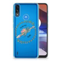 Motorola Moto E7/E7i Power Telefoonhoesje met Naam Boho Dreams