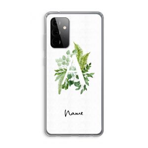 Green Brush: Samsung Galaxy A72 Transparant Hoesje