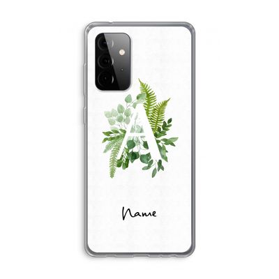Green Brush: Samsung Galaxy A72 Transparant Hoesje