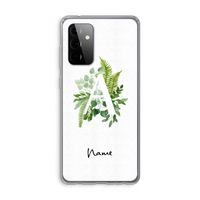 Green Brush: Samsung Galaxy A72 Transparant Hoesje