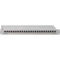 Rutenbeck PP-Cat.6A iso-24/1 24 poorten Netwerkpatchpaneel 483 mm (19) CAT 6A 1 HE Grijs