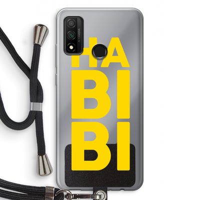 Habibi Blue: Huawei P Smart (2020) Transparant Hoesje met koord