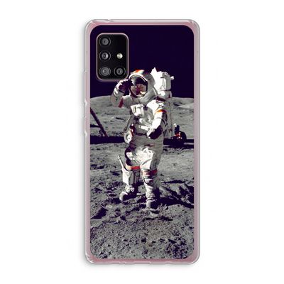 Spaceman: Samsung Galaxy A51 5G Transparant Hoesje