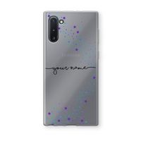 Sterren: Samsung Galaxy Note 10 Transparant Hoesje