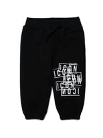 DSQUARED2 KIDS pantalon de jogging à logo imprimé - Noir