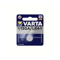 Varta Alkaline knoopcel V13GA/LR44 1.5V batterij, per stuk in blister. (hangverpakking)
