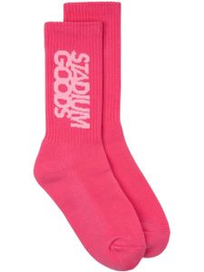 STADIUM GOODS® chaussettes à logo imprimé - Rose