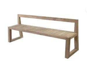 Mason bank zonder armleuning 214x58x48 cm teak - Max&Luuk