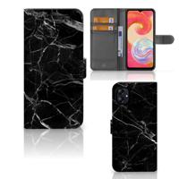 Samsung Galaxy A04e | Bookcase | Marmer Zwart - Origineel Cadeau Vader