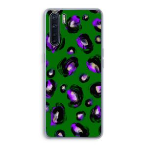 Green Cheetah: Oppo A91 Transparant Hoesje
