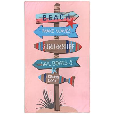 Beach Club Strandlaken Sand & Surf 100x180 cm