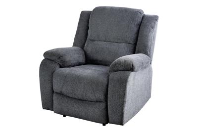 Bioscoopfauteuil HOLLYWOOD, gestructureerde stof, donkergrijs - 47594