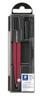 Passer Staedtler 550 Noris schoolpasser metallic rood
