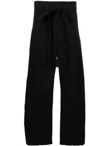 Matteau pantalon ample à taille-haute - Noir