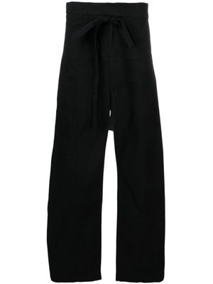 Matteau pantalon ample à taille-haute - Noir
