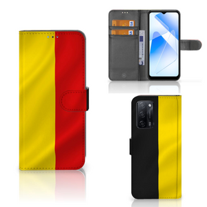 OPPO A16/A16s/A54s Bookstyle Case Belgische Vlag