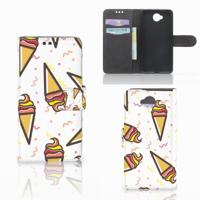 Microsoft Lumia 650 | Book Cover | Icecream | Portemonnee hoesje