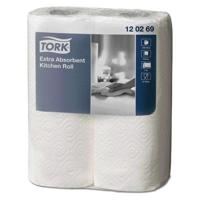 Keukenrol tork premium 2laags 64 vel wit | 12 stuks
