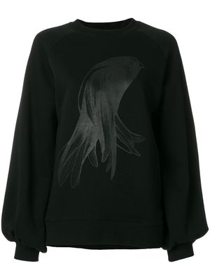 Ioana Ciolacu oversized printed sweatshirt - Noir