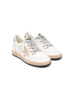 Golden Goose Kids baskets à lacets - Blanc