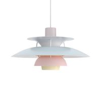 Louis Poulsen PH 5 Hanglamp - Pastel blauw en roze - thumbnail