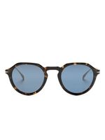 Eyewear by David Beckham lunettes de soleil 1098/S à monture ronde - Marron - thumbnail