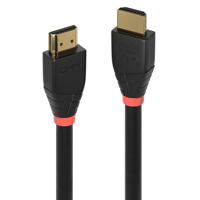 LINDY 41071 HDMI-kabel HDMI Aansluitkabel HDMI-A-stekker, HDMI-A-stekker 10.00 m Zwart Vergulde steekcontacten