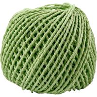 Creativ Company Papier garen, dikte 2,5-3 mm, lichtgroen, 150 gr, 40 m/ 1 bol