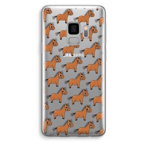 Pony: Samsung Galaxy S9 Transparant Hoesje