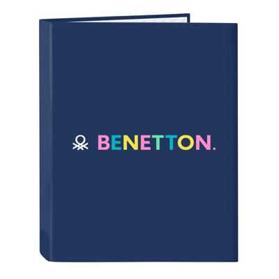Ringmap Benetton Cool Marineblauw A4 26.5 x 33 x 4 cm