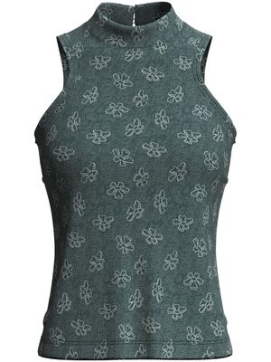 Maccapani haut Kendra à logo en jacquard - Vert