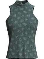 Margherita MACCAPANI haut Kendra à logo en jacquard - Vert