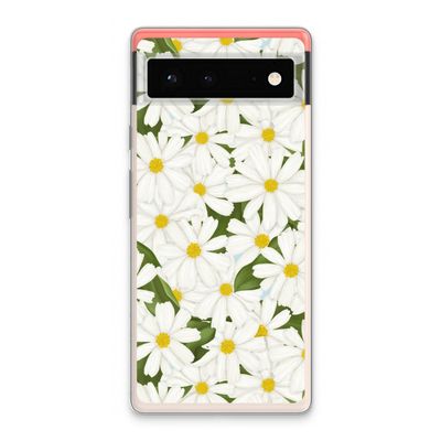 Summer Daisies: Google Pixel 6 Transparant Hoesje