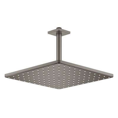 Regendoucheset Grohe Rainshower Mono Cube 31 cm met Plafondarm Hard Graphite Geborsteld