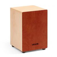 VEVOR Cajon Box Drum Houten Gitaarsnaren met Afgeronde Randen 305x305x430mm