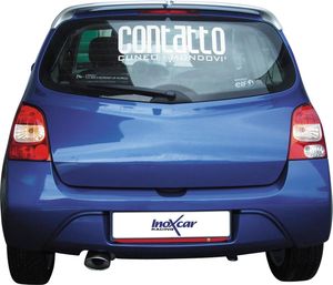 InoxCar uitlaat passend voor Renault Twingo GT 1.2T (100pk) 2007- 120x80mm IXRETW02120