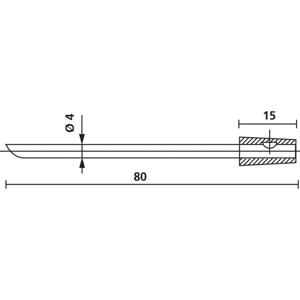 HellermannTyton NA8/10 PRONG-ML Reservedoorn Inhoud: 1 stuk(s)