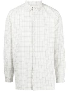 Toogood chemise Draftsman à carreaux - Blanc