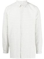 Toogood chemise Draftsman à carreaux - Blanc