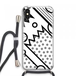 Pop Art #4: iPhone XS Max Transparant Hoesje met koord