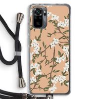 Blossoming spring: Xiaomi Redmi Note 10 Pro Transparant Hoesje met koord Blossoming spring: Xiaomi Redmi Note 10 Pro Transparant Hoesje met koord