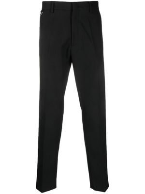 Low Brand pantalon court à plis marqués - Noir