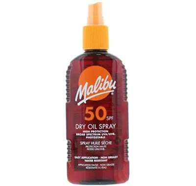 Malibu Droge Olie Spray SPF 50 - 200 ml Malibu Droge Olie Spray SPF 50 - 200 ml