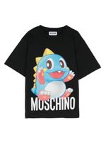 Moschino Kids t-shirt en coton à logo imprimé - Noir - thumbnail