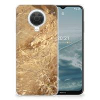 Nokia G20 | G10 | TPU | Siliconen hoesje | Marmer Creme