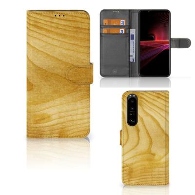 Sony Xperia 1 III | Book Style Case | Licht Hout
