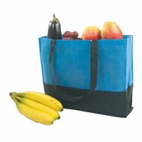 Grote blauwe boodschappen tassen - Boodschappentassen - thumbnail