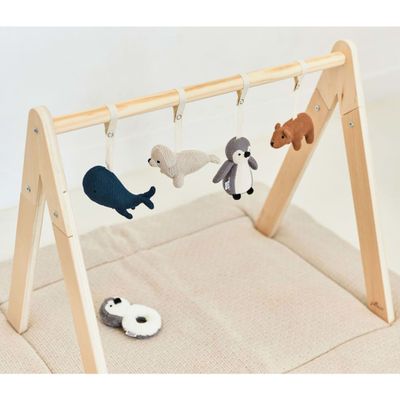 Jollein Boxdeken Bliss Knit 80x100 cm nougatkleurig