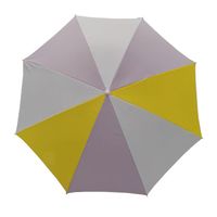 4goodz Strandparasol 155 Cm Doorsnede Met Knikarm - Lila / Geel - thumbnail